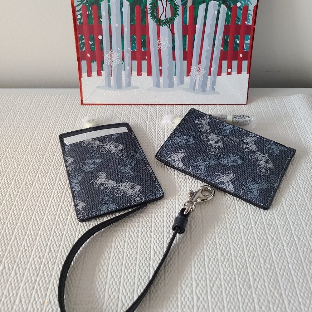 Coach Horse Combo ID and Change Purse